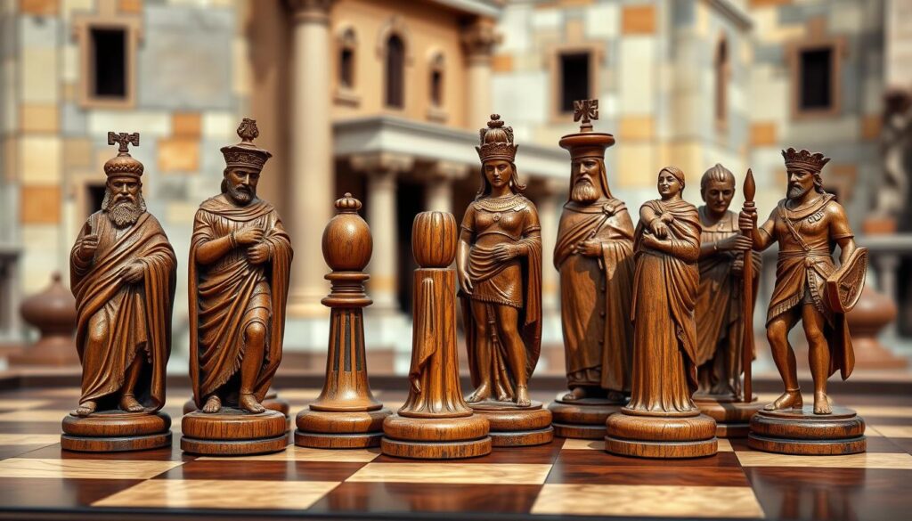 Ancient Roman Chess Set Imperial Characters Ancient Roman Chess Set Imperial Characters