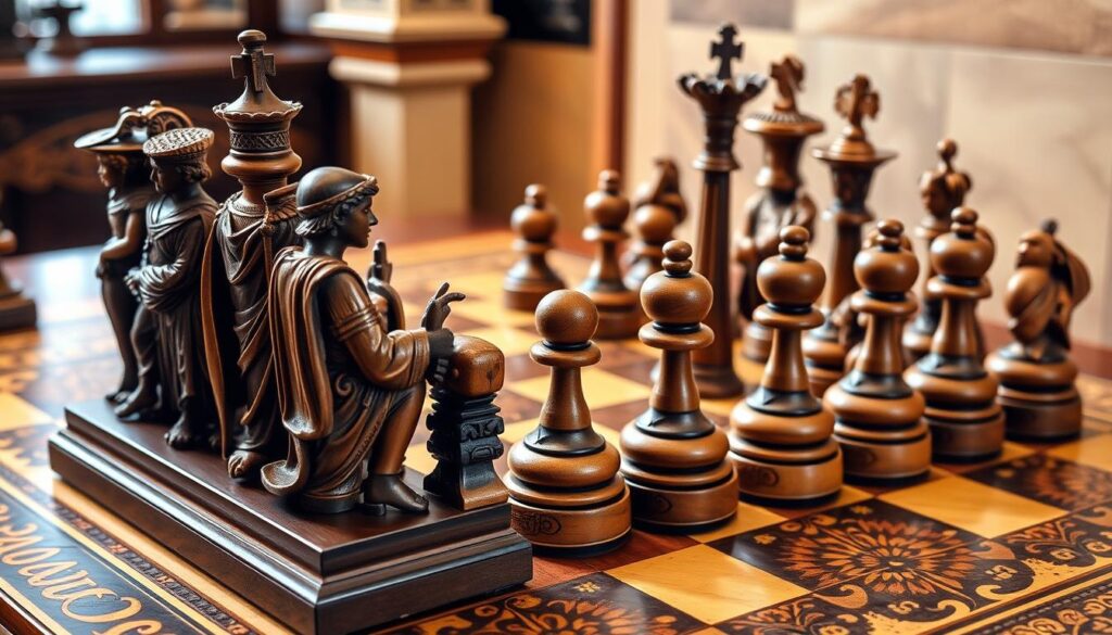 Ancient Rome Wooden Chess Set Design Ancient Rome Wooden Chess Set Design