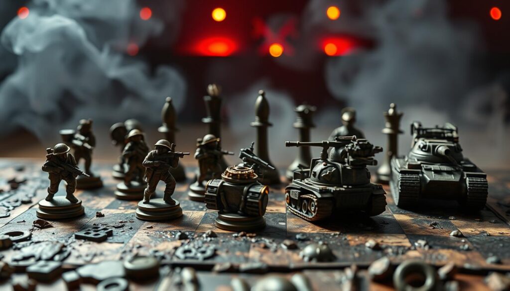 war-themed chess war-themed chess